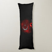 Turkey flag lichaamskussen (Achterkant (Verticaal))