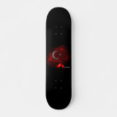 Turkey flag persoonlijk skateboard (Voorkant)
