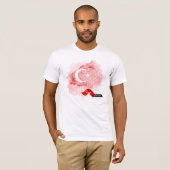 Turkey flag t-shirt (Voorkant volledig)