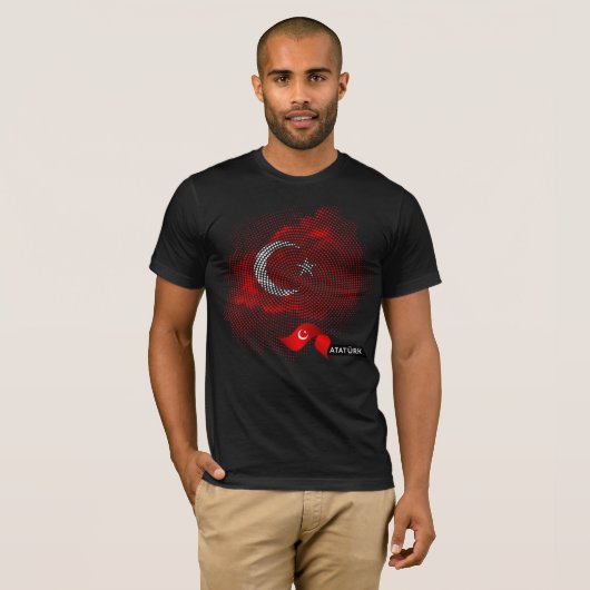 Turkey flag t-shirt (Voorkant volledig)