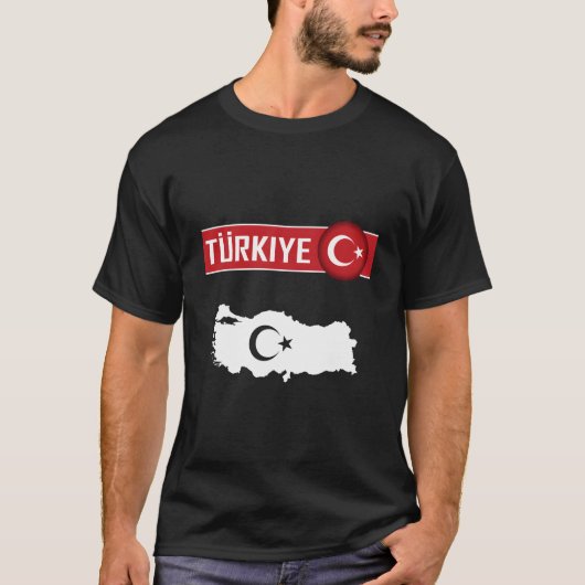 Turkey Flagturk Bayragiturkiyeturkey T-shirt (Voorkant)