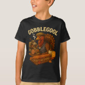 Turkey Gabagool Gobbol Funny Italian Food  T-shirt (Voorkant)