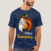 Turkey Guinea Pig Happy Thanksgiving Gift Guinea T-shirt (Voorkant)