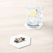 Turkey Halloween Boo, Thanksgiving Turkey, Spooky  Kartonnen Onderzetters (Insitu)