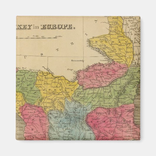 Turkey in Europe 8 Magneet (Voorkant)