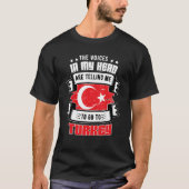 Turkey In My Head T-shirt (Voorkant)
