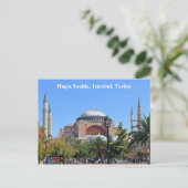Turkey Istanbul Hagia sophia Postcard Briefkaart (Staand voorkant)