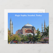 Turkey Istanbul Hagia sophia Postcard Briefkaart (Voorkant / Achterkant)
