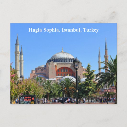Turkey Istanbul Hagia sophia Postcard Briefkaart (Voorkant)