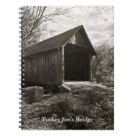 Turkey Jim;s Covered Bridge Spiral Notitieboek (Voorkant)