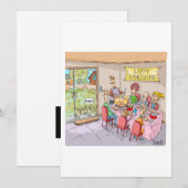 TURKEY KINDER Funny Thanksgiving Feestdagenkaart (Voorkant / Achterkant)