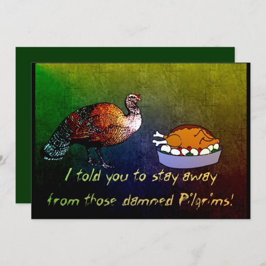 Turkey Lament Kaart (Voorkant / Achterkant)