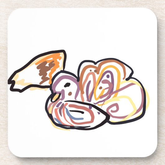 Turkey love it bier onderzetter (Voorkant)