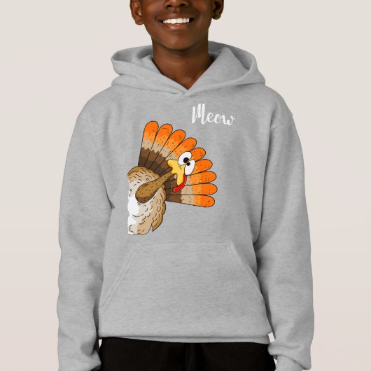 Turkey Meow Hoodie (Voorkant)