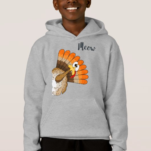 Turkey Meow Hoodie (Voorkant)