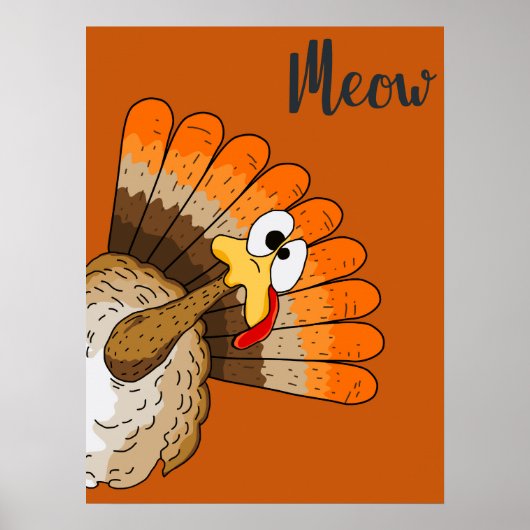 Turkey Meow Poster (Voorkant)