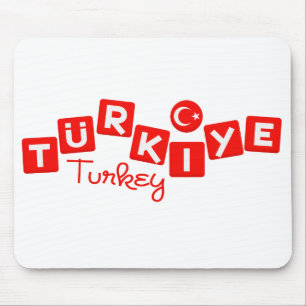 TURKEY mousepad - pas aan Muismat