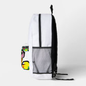 Turkey paint  bedrukte rugzak (Rechts)