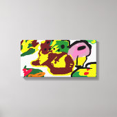 Turkey paint  canvas afdruk (Voorkant)