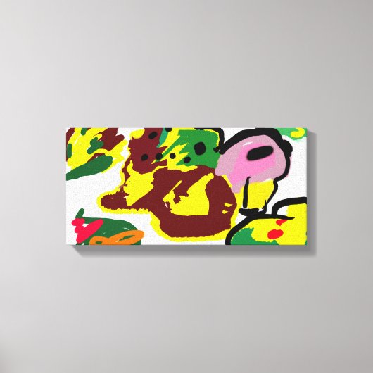 Turkey paint  canvas afdruk (Voorkant)