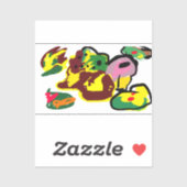 Turkey paint  sticker (Vel)