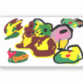 Turkey paint  sticker (Voorkant)