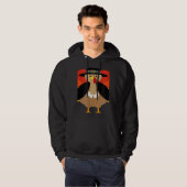 Turkey Pilgrim Cute Thanksgiving Essential Hoodie (Voorkant volledig)