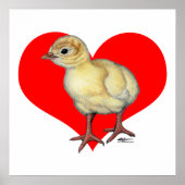 Turkey Poult Heart Poster (Voorkant)