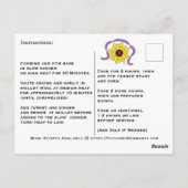 Turkey Quinoa White Chili Recipe Postcard Briefkaart (Achterkant)