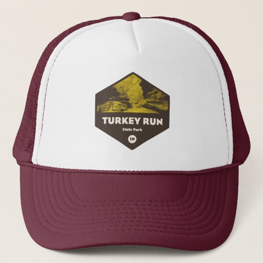 Turkey Run State Park Indiana Trucker Pet (Voorkant)
