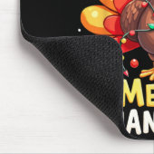 Turkey Santa Happy Merry Thanksmas Thanksgiving Ch Muismat (Hoek)