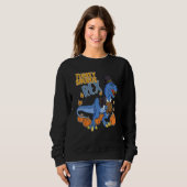 Turkey Saurus Rex I Trex Pilgrim Pet i Dinosaur e Trui (Voorkant volledig)