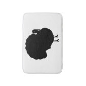 Turkey Silhouette Badmat (Voorkant Verticaal)