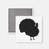 Turkey Silhouette Magneet (Voorkant / Achterkant)