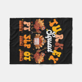 Turkey Squad Ot Pt Slp Occupational Therapy Thanks Fleece Deken (Voorkant (Horizontaal))