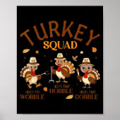 Turkey Squad Ot Pt Slp Occupational Therapy Thanks Poster (Voorkant)