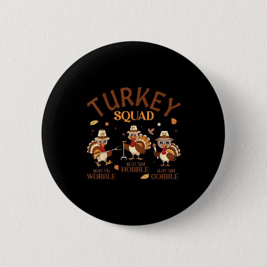 Turkey Squad Ot Pt Slp Occupational Therapy Thanks Ronde Button 5,7 Cm (Voorkant)