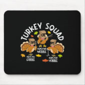 Turkey Squad Slp Ot Pt Therapy Team Fall Thanksgiv Muismat (Voorkant)