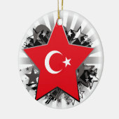 Turkey Star Keramisch Ornament (Links)