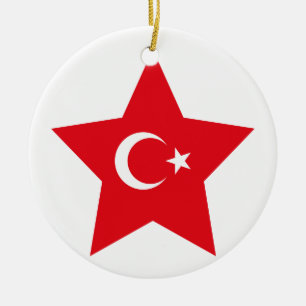 Turkey Star Keramisch Ornament