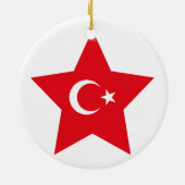 Turkey Star Keramisch Ornament (Achterkant)