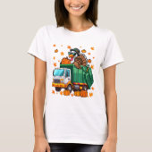 Turkey Sungles Driving Garge Truck Thanksgiving Dr T-shirt (Voorkant)
