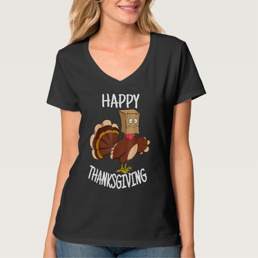 Turkey Thanksgiving Gear Happy Thanksgiving Turkey T-shirt (Voorkant)