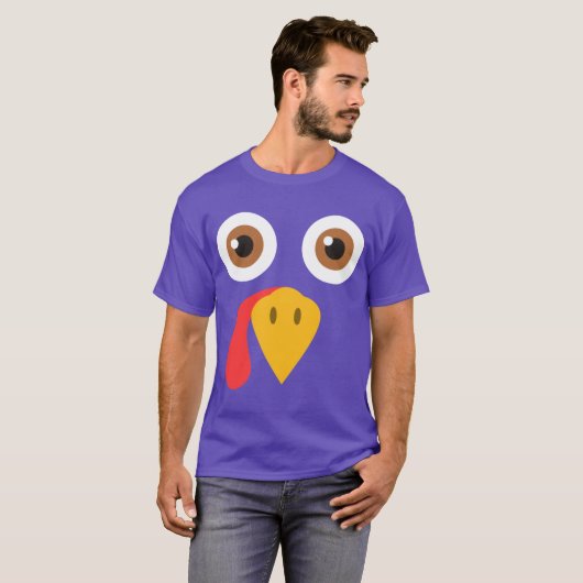 Turkey Thanksgiving Oversized T-shirt (Voorkant volledig)