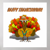 Turkey Tourist on Vacation Poster (Voorkant)