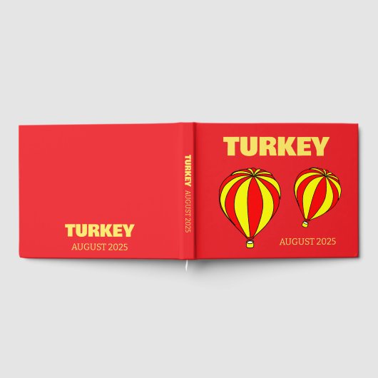 Turkey travel coffee table book gastenboek (Volledig)