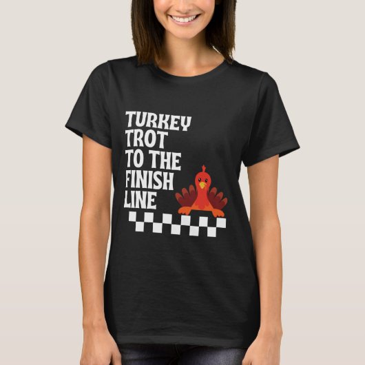 Turkey Trot Runner Shirt | Thanksgiving Marathon T (Voorkant)