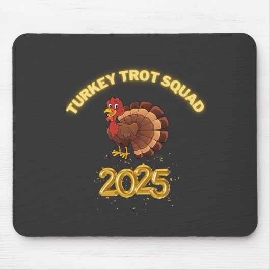 Turkey Trot Squad 2025 Muismat (Voorkant)