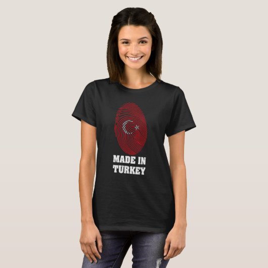 Turkey Türkiye Ankara Istanbul Turkish 6 T-shirt (Voorkant volledig)