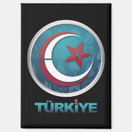 Turkey Turkiye Europe Asia Magneet